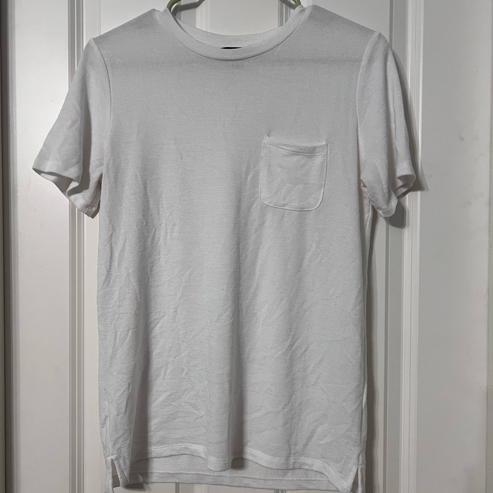 Banana Republic White Short Sleeve Tee